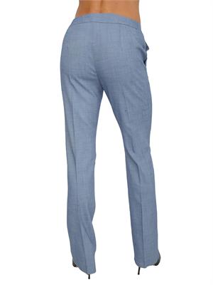 Pantalone Emmtrofeo Emme Marella in viscosa stretch lamÈ blu denim in DONNA