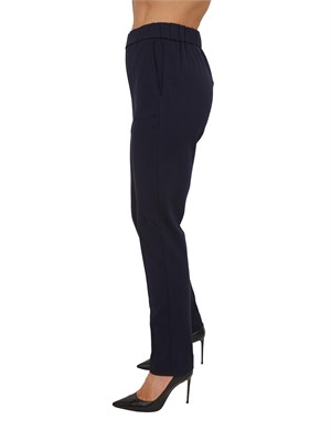 Pantaloni chino Emmchinos Emme Marella in viscosa blu in DONNA