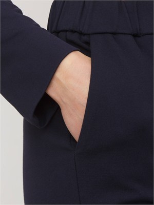 Pantaloni chino Emmchinos Emme Marella in viscosa blu in DONNA