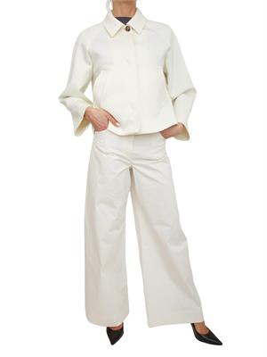 Giubbino Fontana Emme Marella in tessuto bianco in DONNA