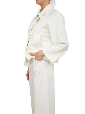 Giubbino Fontana Emme Marella in tessuto bianco in DONNA