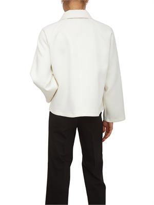 Giubbino Fontana Emme Marella in tessuto bianco in DONNA