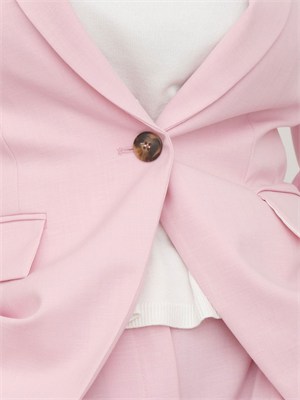 Completo giacca+pantalone Emmslogan di Emme Marella in viscosa rosa in DONNA