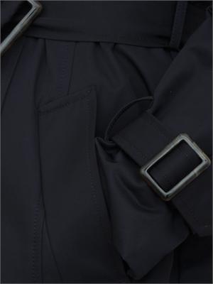 Trench doppiopetto MLLZUPPA Marella in cotone tecnico blu in DONNA