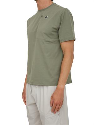 T-shirt Authion K-Way uomo in jersey quick dry verde in UOMO