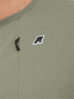 T-shirt Authion K-Way uomo in jersey quick dry verde in UOMO