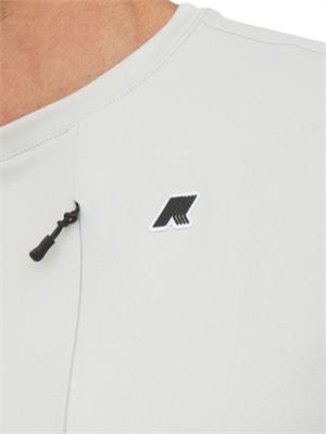 T-shirt Authion K-Way uomo in jersey quick dry grigio in UOMO