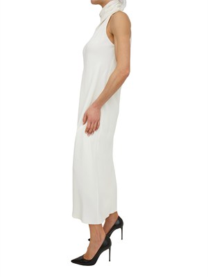 Abito MLTNINEE Marella in crêpe envers satin avorio in DONNA