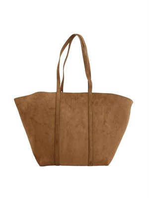 Shopper Emme Marella in jersey vellutato marrone in DONNA