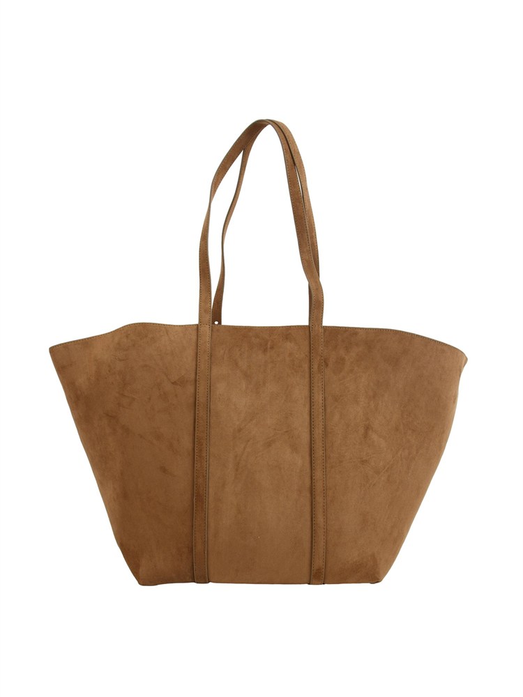 Shopper Emme Marella in jersey vellutato marrone