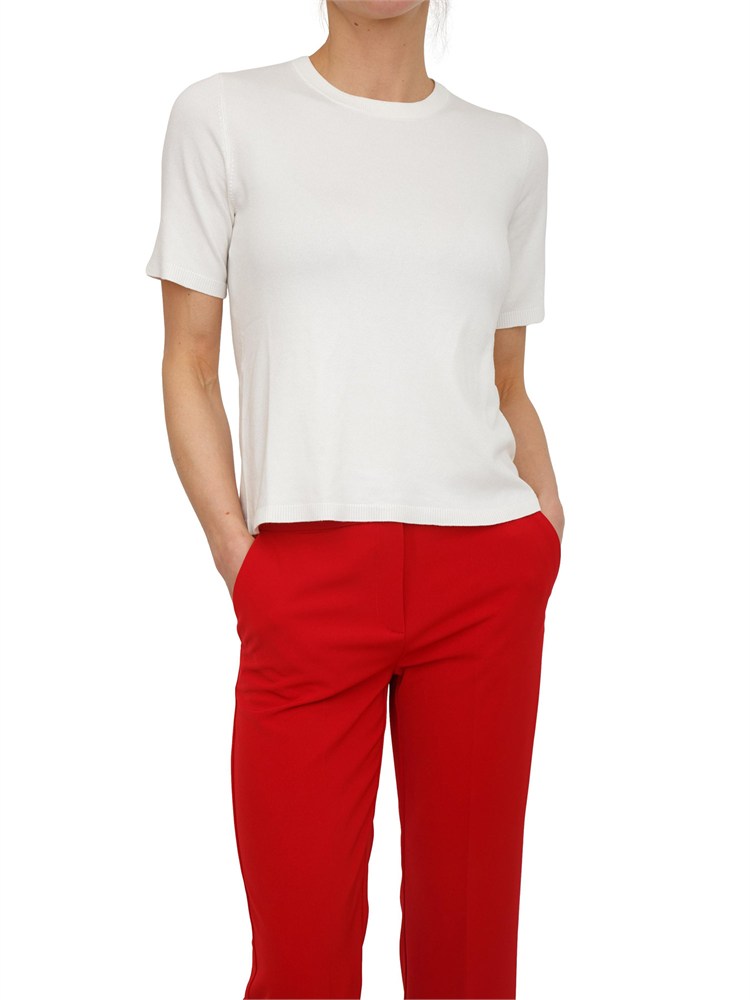 Maglia Emmboccale Emme Marella in misto viscosa bianco