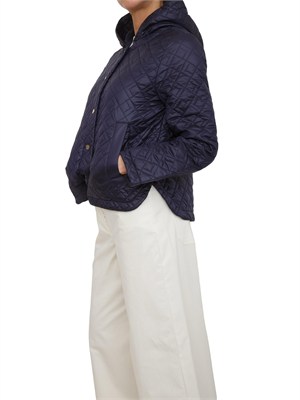 Giubbino anti goccia Emmpiroga di Emme Marella in tessuto blu in DONNA