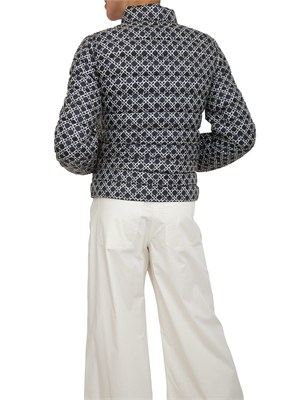 Giubbino reversibile Emmpatio di Emme Marella in fantasia e in tinta unita blu in DONNA