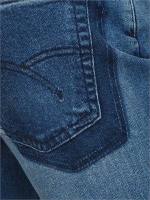 Jeans MLSFCROP Marella in denim stretch blu medio in DONNA