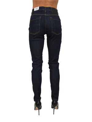 Jeans MLSWSKIN Marella in tela di cotone blu denim in DONNA