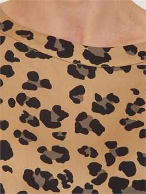 Blusa Rane Emme Marella in twill di viscosa animalier in DONNA