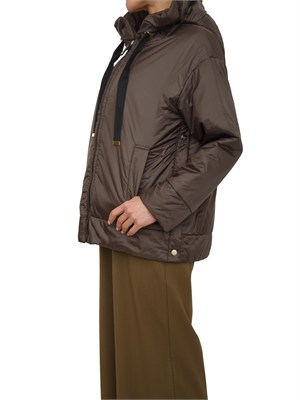 Giubbino imbottito MTCDARIA Max Mara The Cube in tela marrone in DONNA