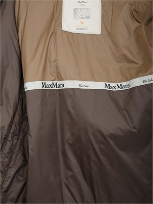 Giubbino imbottito MTCDARIA Max Mara The Cube in tela marrone in DONNA