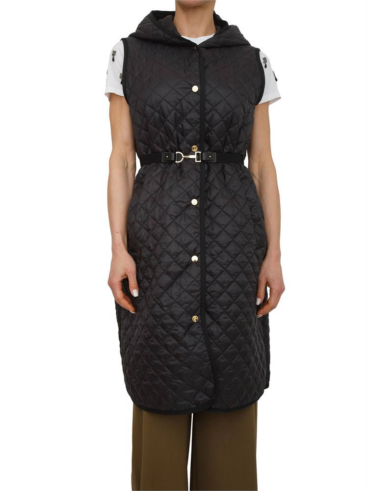 MAX MARA THE CUBE Gilet imbottito MTCCAMILLE Max Mara Cube in tela antigoccia nero