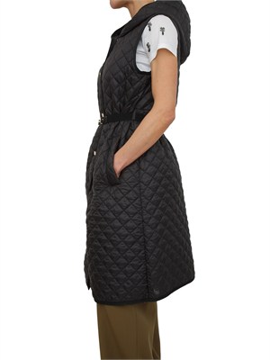 MAX MARA THE CUBE Gilet imbottito MTCCAMILLE Max Mara Cube in tela antigoccia nero in DONNA