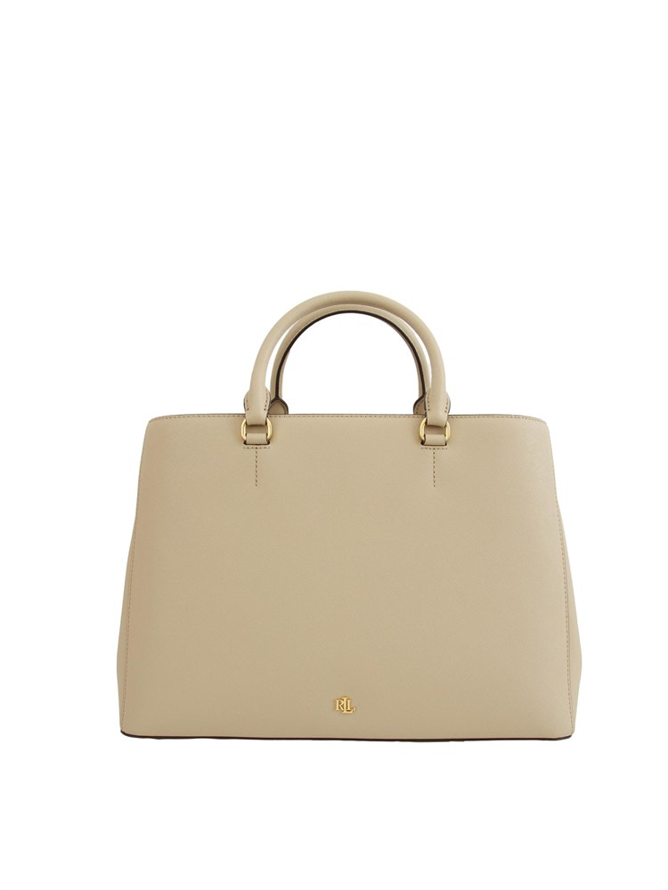 LAUREN RALPH LAUREN Borsa bauletto Hanna Ralph Lauren in pelle beige