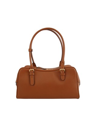 LAUREN RALPH LAUREN Borsa Marcy Ralph Lauren in pelle liscia cuoio in DONNA