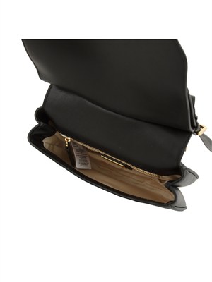 LAUREN RALPH LAUREN Borsa Marcy Ralph Lauren in pelle nera in DONNA