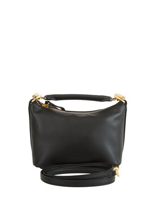 LAUREN RALPH LAUREN Mini borsa Ralph Lauren Blaike in pelle nera in DONNA
