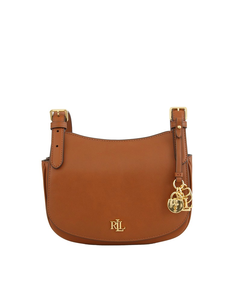 LAUREN RALPH LAUREN Borsa Marcy Ralph Lauren in pelle cuoio