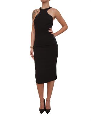 Abito Elisabetta Franchi in crêpe nero in DONNA