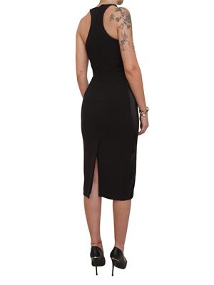 Abito Elisabetta Franchi in crêpe nero in DONNA