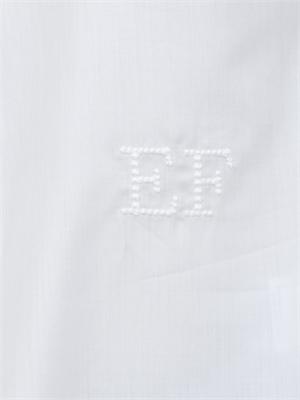 Camicia Elisabetta Franchi in cotone bianco in DONNA
