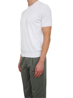 T-shirt uomo Aiace Galassi in maglia di pregiato cotone bianca in UOMO