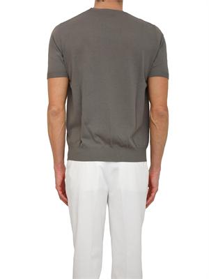 T-shirt uomo Aiace Galassi in maglia di pregiato cotone grigia in UOMO