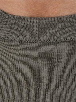 T-shirt uomo Aiace Galassi in maglia di pregiato cotone grigia in UOMO