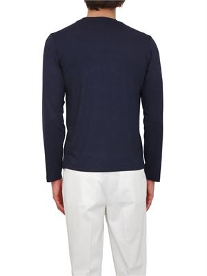 Maglia uomo Aiace Galassi in pregiata viscosa blu in UOMO