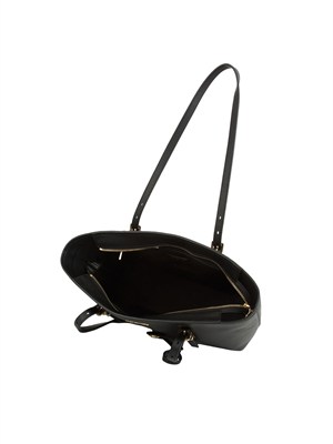 Borsa tote Quinn Michael Michael Kors in pelle nera in DONNA