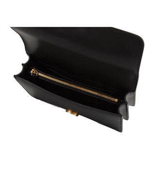 Borsa piccola Love Bag One Pinko in pelle nera in DONNA