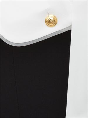 Camicia Elisabetta Franchi in georgette di viscosa avorio in DONNA