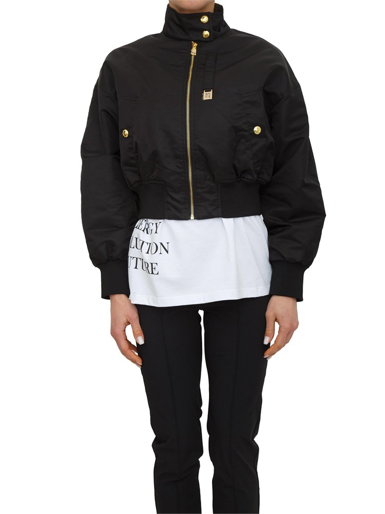 Giubbino Elisabetta Franchi in nylon nero