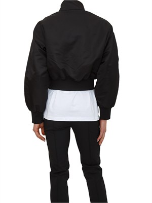 Giubbino Elisabetta Franchi in nylon nero in DONNA