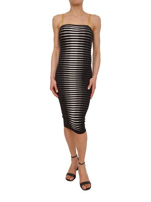 Abito tubino nero in maglia Elisabetta Franchi in DONNA