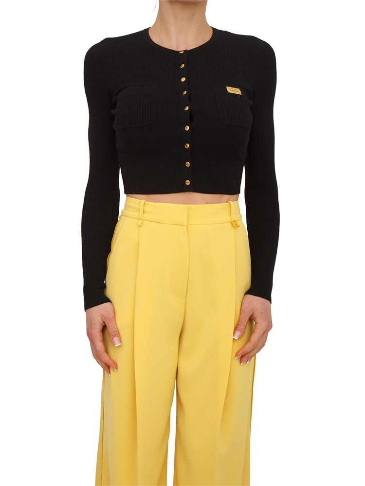 Cardigan nero Elisabetta Franchi