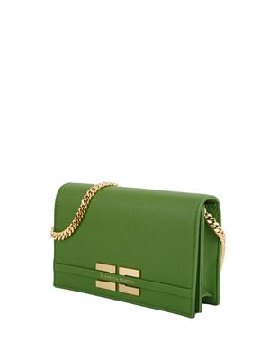 Borsa a tracolla Elisabetta Franchi verde in DONNA