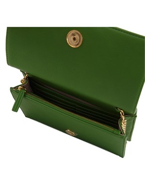 Borsa a tracolla Elisabetta Franchi verde in DONNA