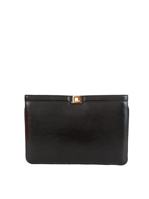Borsa Elisabetta Franchi in ecopelle nera in DONNA