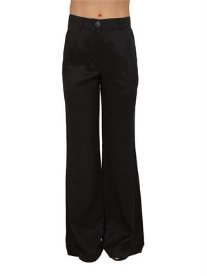Pantaloni Ecco Nenette in viscosa leggera neri in DONNA