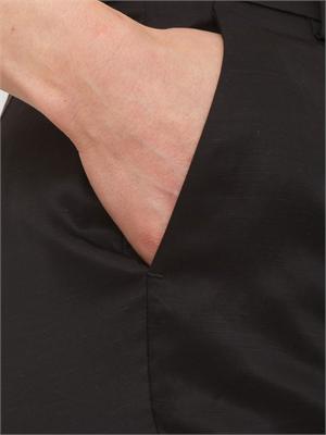 Pantaloni Ecco Nenette in viscosa leggera neri in DONNA