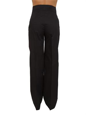 Pantaloni Emon Nenette in cotone nero in DONNA