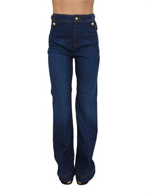 Jeans Summit Nenette in denim blu scuro in DONNA